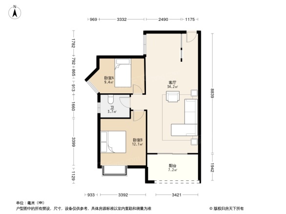 金源橘子郡户型图