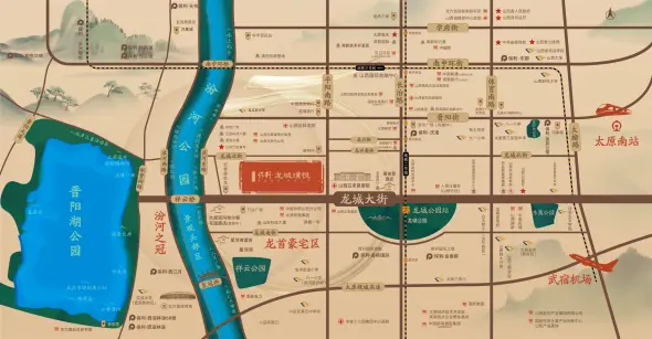 保利龙城璞悦交通图